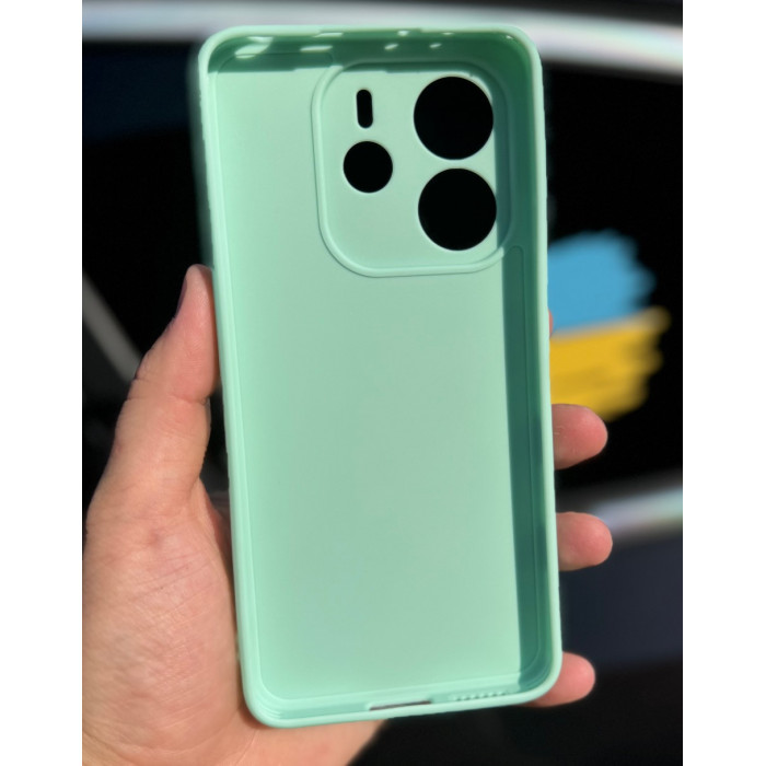 Силіконовий чохол для Xiaomi Redmi Note 14 4G (24117RN76E) Зелений