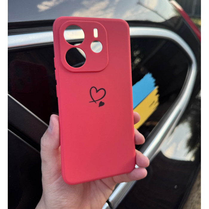 Силіконовий чохол для Xiaomi Redmi Note 14 4G (24117RN76E) Червоний