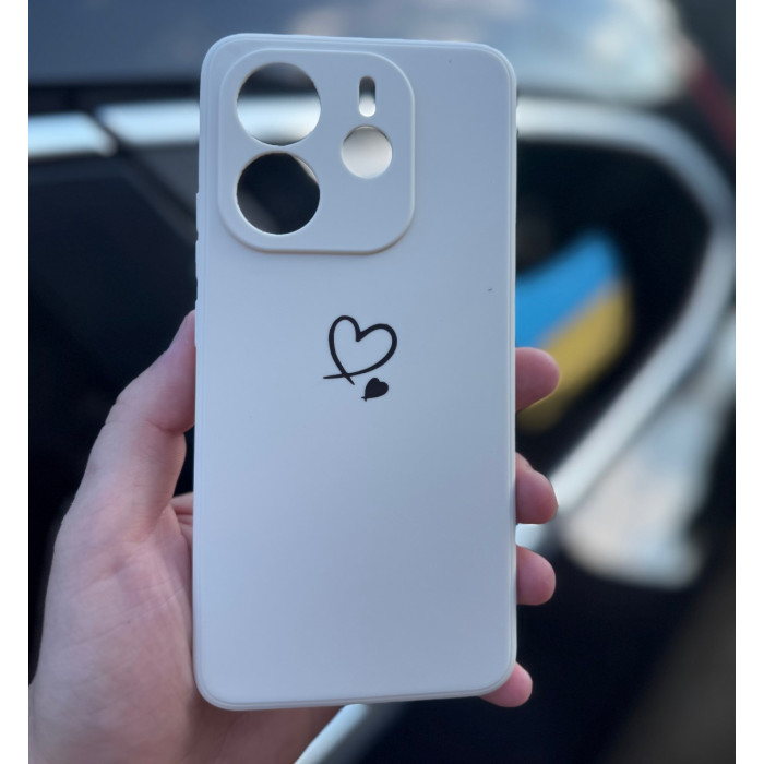 Силіконовий чохол для Xiaomi Redmi Note 14 4G (24117RN76E) Молочний