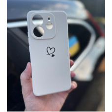 Силіконовий чохол для Xiaomi Redmi Note 14 4G (24117RN76E) Молочний