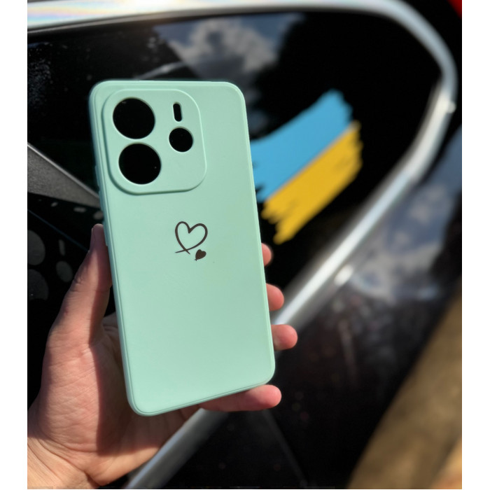 Силіконовий чохол для Xiaomi Redmi Note 14 4G (24117RN76E) Зелений