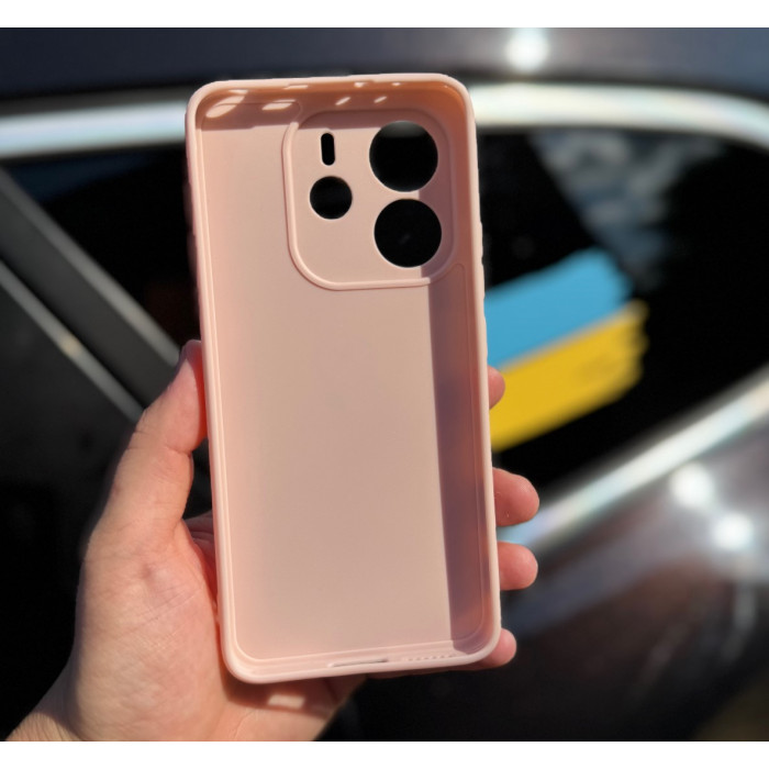 Силіконовий чохол для Xiaomi Redmi Note 14 4G (24117RN76E) Рожевий