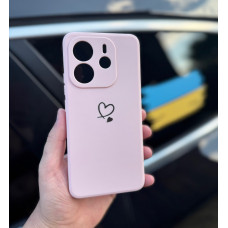 Силіконовий чохол для Xiaomi Redmi Note 14 4G (24117RN76E) Рожевий