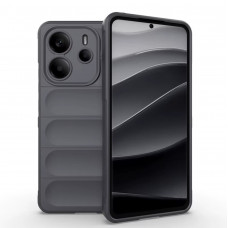 Силіконовий протиударний чохол для Xiaomi Redmi Note 14 4G (24117RN76G) Темно-сірий