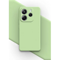 Силиконовый чехол Soft Touch для Xiaomi Redmi Note 14 Pro Зеленый