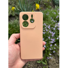 Силиконовый чехол Soft Touch для Xiaomi Redmi Note 14 5G Розовый