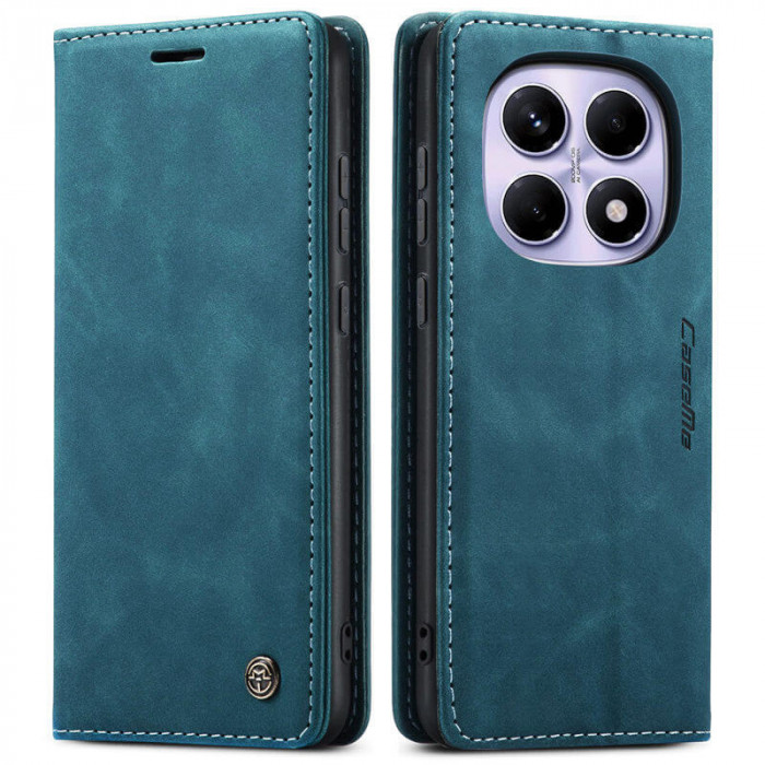 Чохол-книжка CaseMe із нубуку для Xiaomi Redmi Note 15 5G Бірюзовий