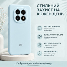 Силіконовий чохол Soft Touch для Xiaomi Redmi Note 15 5G Голубий