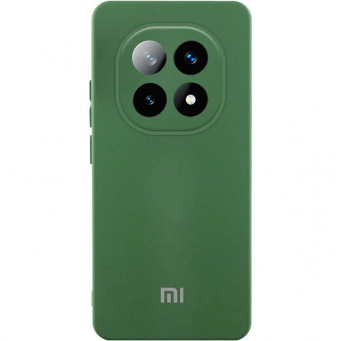 Силиконовый чехол Soft Touch для Xiaomi Redmi Note 15 4G Тёмно-зеленый