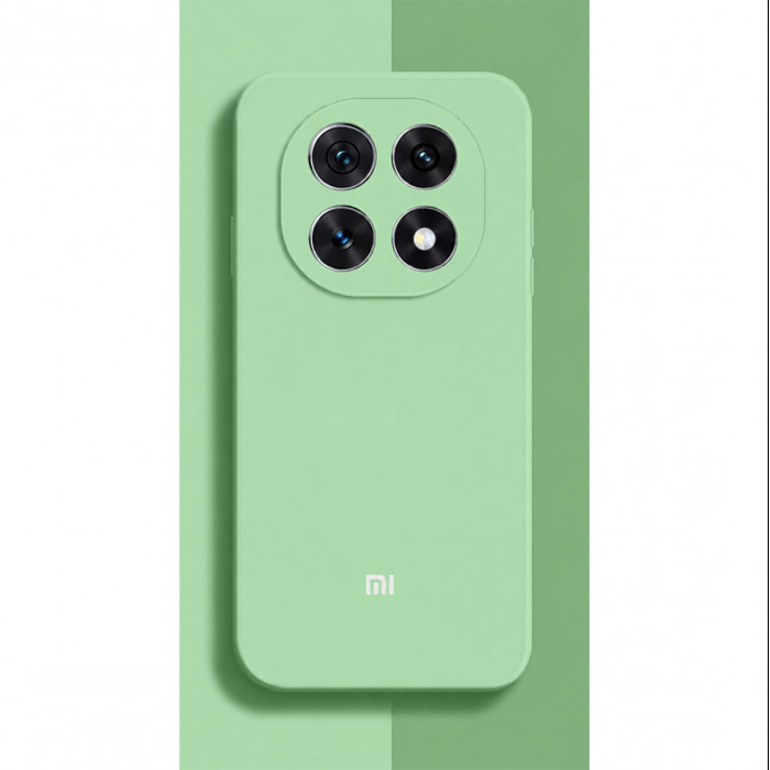 Силиконовый чехол Soft Touch для Xiaomi Redmi Note 15 4G Зеленый
