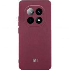 Силиконовый чехол Soft Touch для Xiaomi Redmi Note 15 4G Бордовый