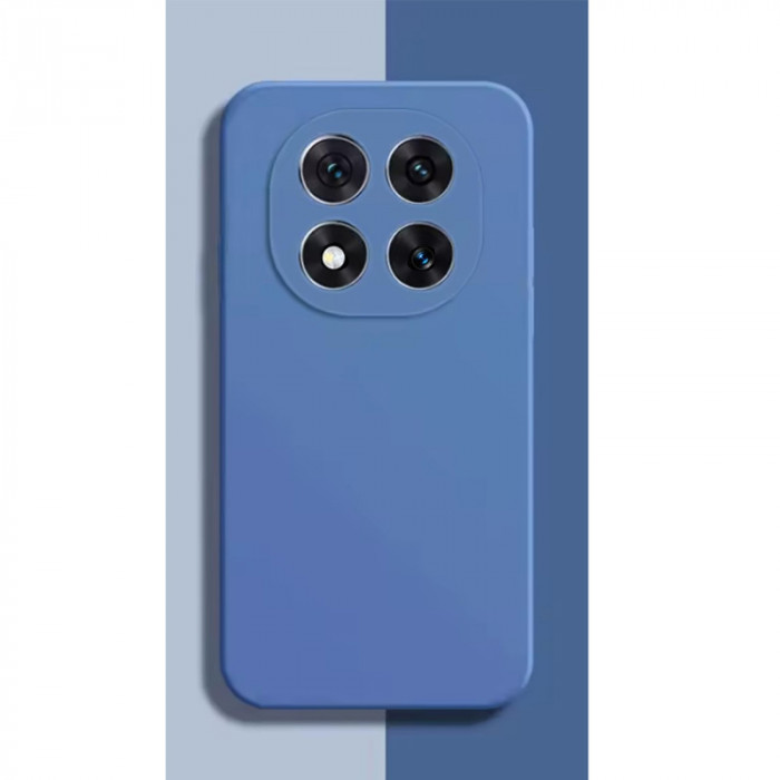Силиконовый чехол Soft Touch для Xiaomi Redmi Note 14 4G EU 24117RN76E Синий