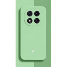 Силиконовый чехол Soft Touch для Xiaomi Redmi Note 14 4G EU 24117RN76E Зеленый