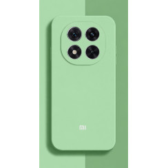 Силиконовый чехол Soft Touch для Xiaomi Redmi Note 15 Pro+ 5G Зеленый