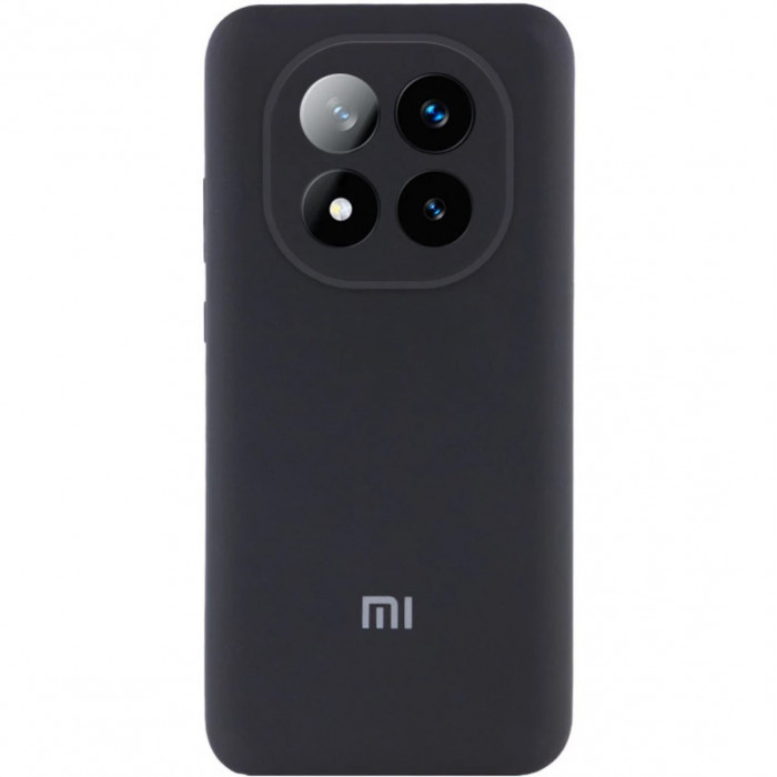 Силиконовый чехол Soft Touch для Xiaomi Redmi Note 14 4G EU 24117RN76E Черный