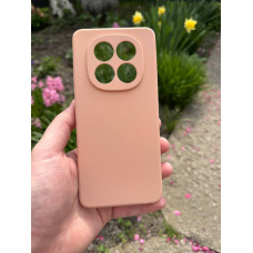 Силіконовий чохол Soft Touch для Xiaomi Redmi Note 14 Pro 5G Персиковий
