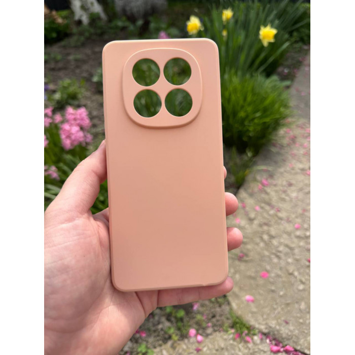 Силіконовий чохол Soft Touch для Xiaomi Redmi Note 14 Pro 5G Персиковий