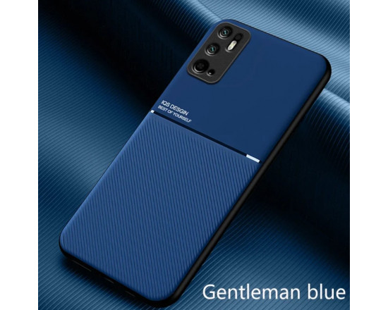 Силиконовый чехол IQS Design для Xiaomi Poco M3 Pro 5G Синий