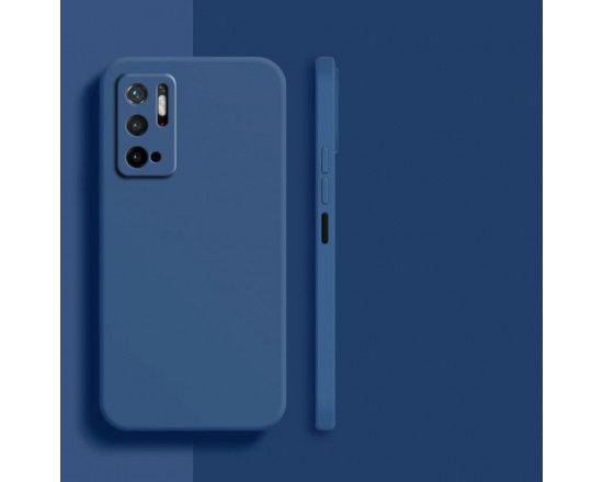 Силиконовый чехол Soft Touch для Xiaomi Poco M3 Pro 5G Синий