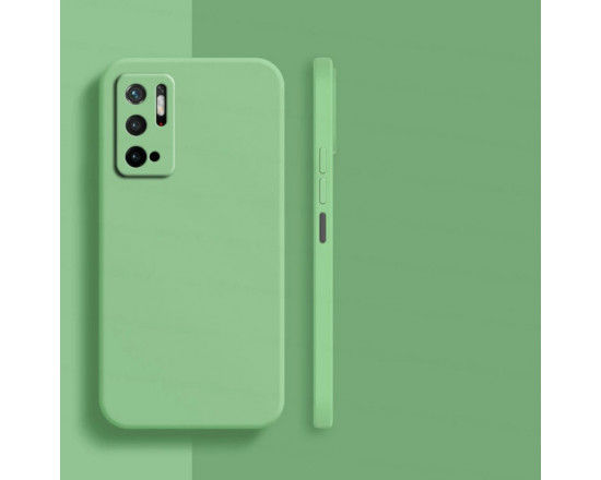 Силиконовый чехол Soft Touch для Xiaomi Poco M3 Pro 5G Зеленый