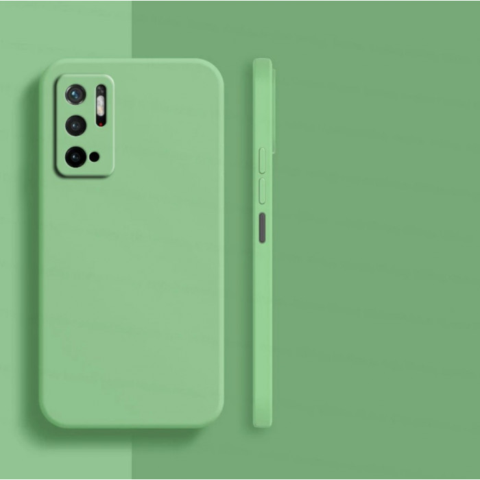 Силиконовый чехол Soft Touch для Xiaomi Poco M3 Pro 5G Зеленый