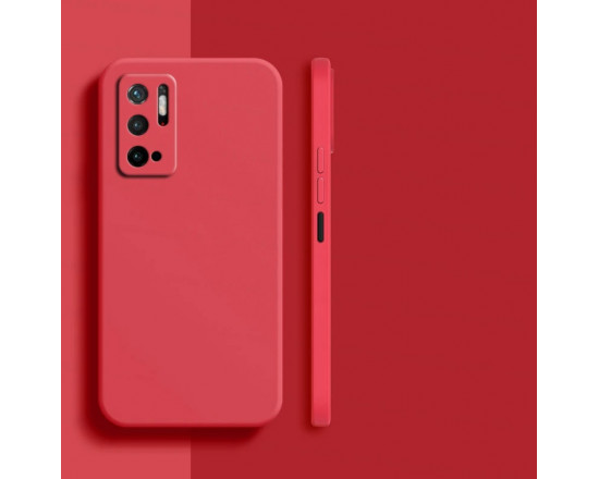 Силиконовый чехол Soft Touch для Xiaomi Poco M3 Pro Красный