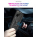 Ультратонкий противоударный чехол для Xiaomi Redmi Note 10/10s с кольцом-держателем Чёрный