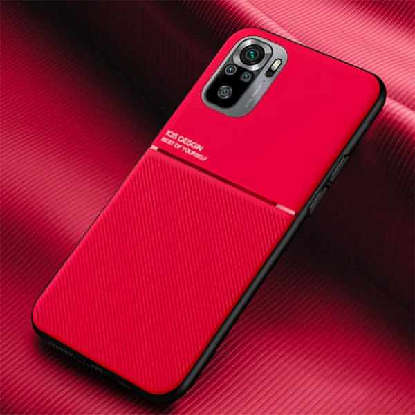 Силиконовый чехол IQS Design для Xiaomi Redmi Note 10/10s Красный
