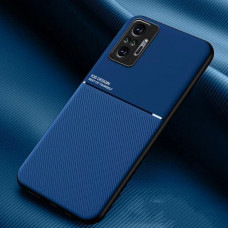 Силиконовый чехол IQS Design для Xiaomi Redmi Note 10 Pro Синий