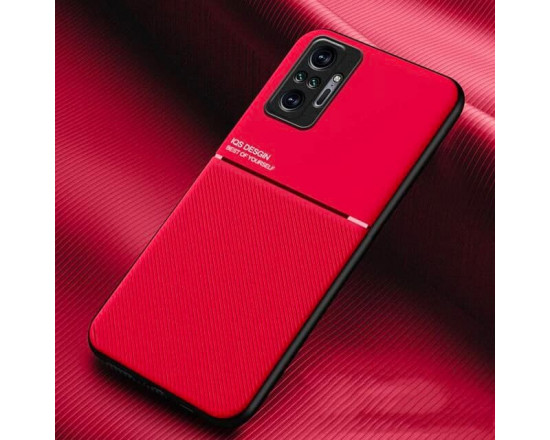 Силіконовий чохол IQS Design для Xiaomi Redmi Note 10 Pro Червоний