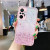 Чехол Stardust с цветными бортиками для Xiaomi Redmi Note 10 Pro Розовый