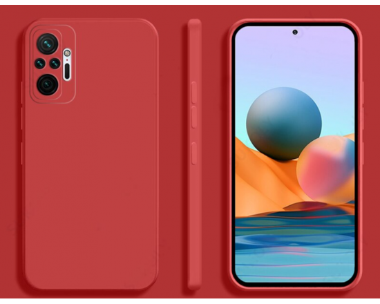 Силиконовый чехол Soft Touch для Xiaomi Poco M5s Красный