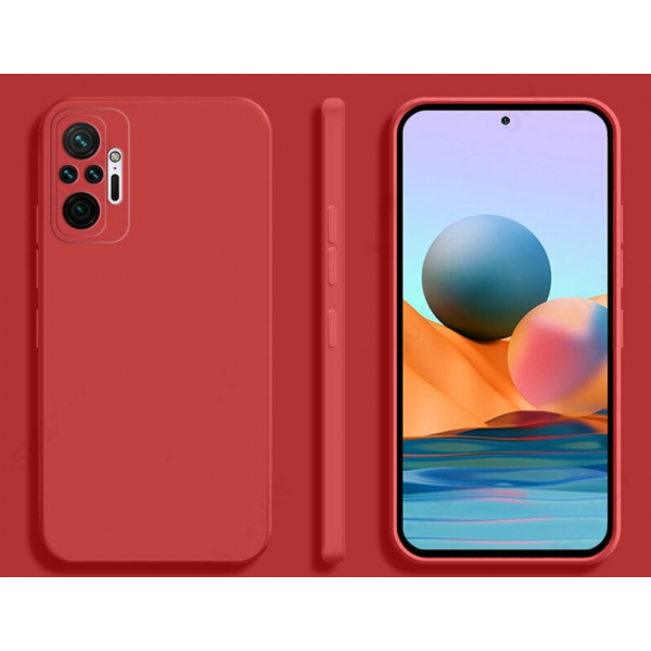 Силиконовый чехол Soft Touch для Xiaomi Poco M5s Красный