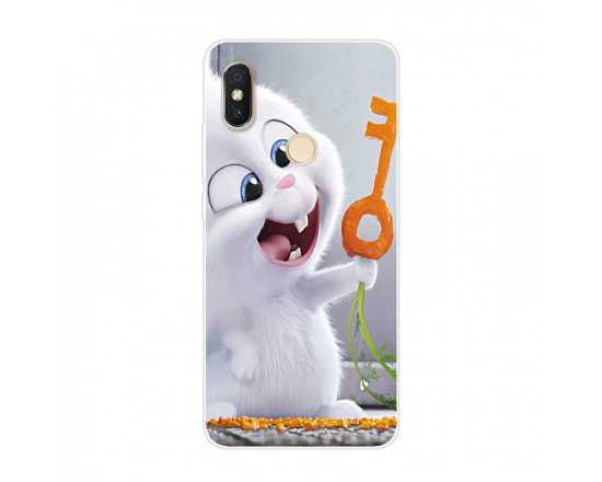 Силиконовый чехол для Xiaomi Redmi S2 с картинкой Кролик