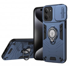 Протиударний чохол Camshield для Xiaomi Redmi 15C 173mm з кільцем-тримачем Синій