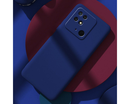 Силіконовий чохол Soft Touch для Xiaomi Redmi 10c Синій