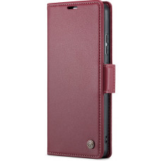  Чохол-книжка CaseMe для Xiaomi Redmi 12C Бордовий