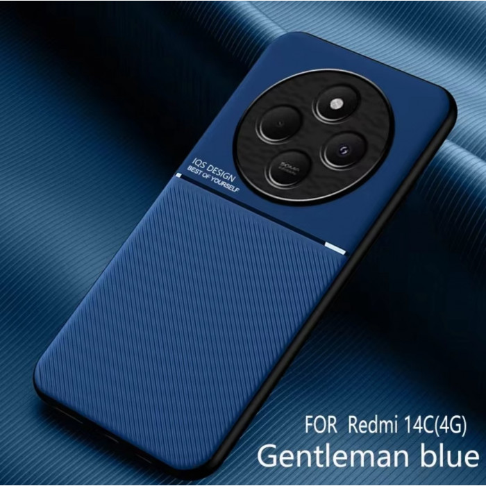Силіконовий чохол IQS Design для Xiaomi Redmi 14C Синій