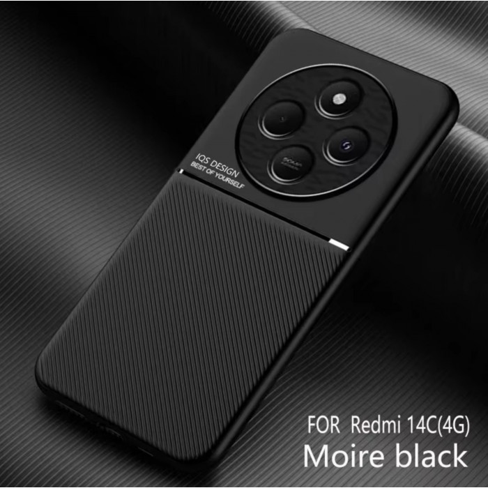 Силіконовий чохол IQS Design для Xiaomi Redmi 14C Чорний