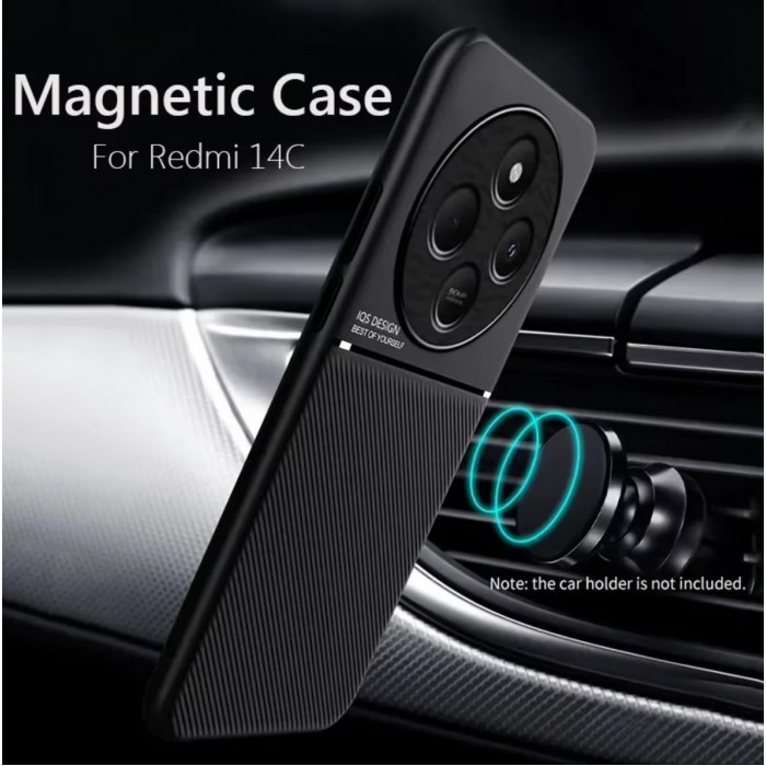 Силіконовий чохол IQS Design для Xiaomi Redmi 14C Чорний