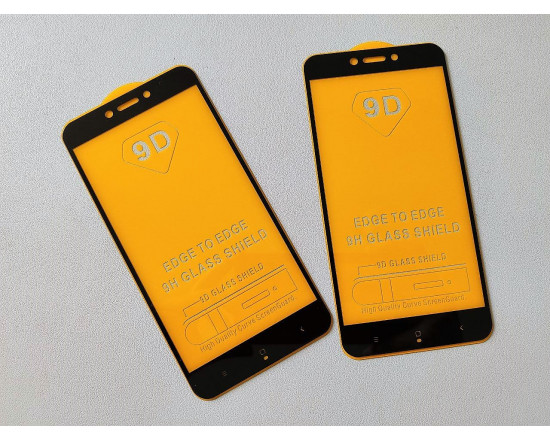 Защитное стекло с полным покрытием 9D для телефона Xiaomi Redmi 4X