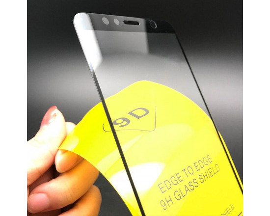 Захисне скло з повним покриттям 9D для телефону Xiaomi Redmi 5 Plus Чорне