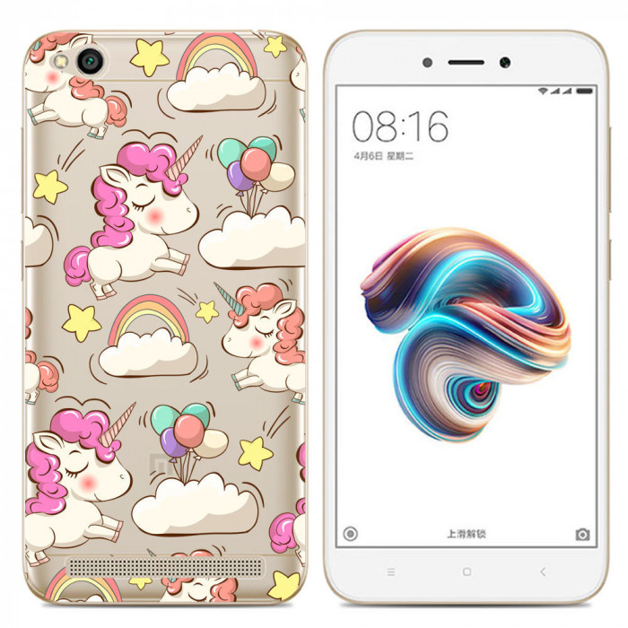 Силіконовий чохол для Xiaomi Redmi 5a з картинкою Єдиноріг