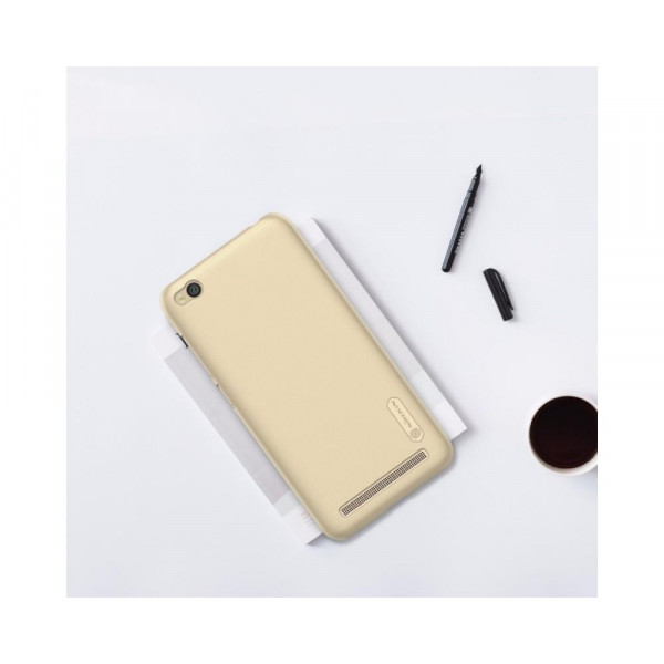 Чехол бампер Nillkin Frosted shield для Xiaomi Redmi 5a Золотой