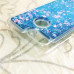 Силиконовый чехол с жидким глиттером для Xiaomi Redmi 6 Синий