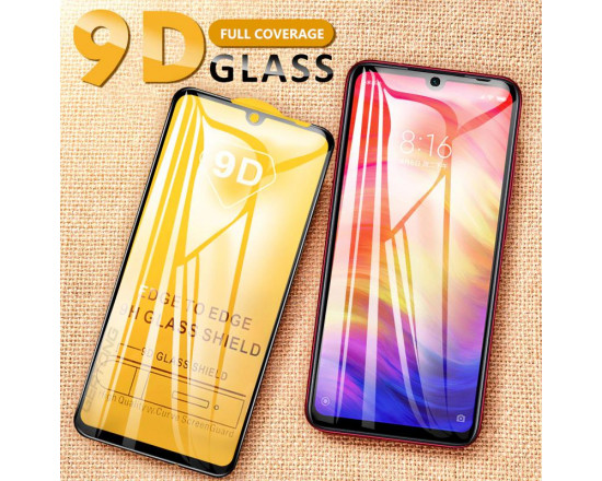 Защитное стекло 9D с полным покрытием для Xiaomi Redmi 7