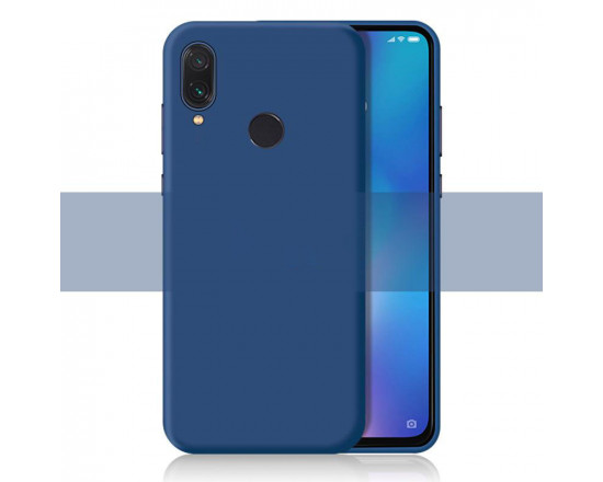 Силиконовый чехол Soft Touch для Xiaomi Redmi 7 Синий