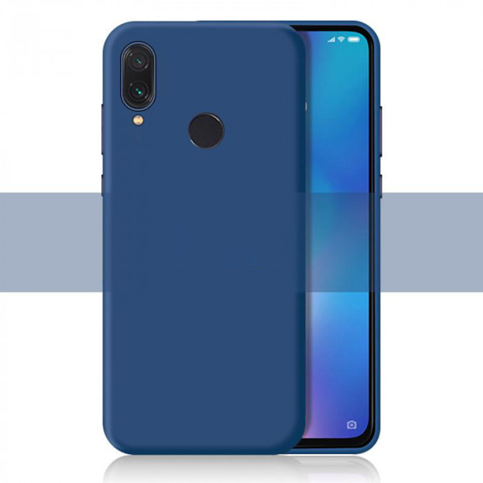 Силиконовый чехол Soft Touch для Xiaomi Redmi 7 Синий