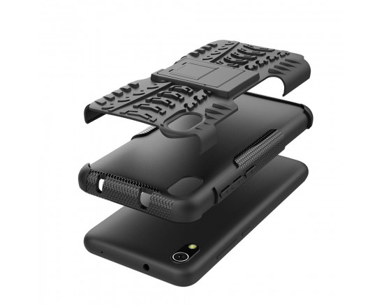 Бронированный бампер для Xiaomi Redmi 7a Чёрный