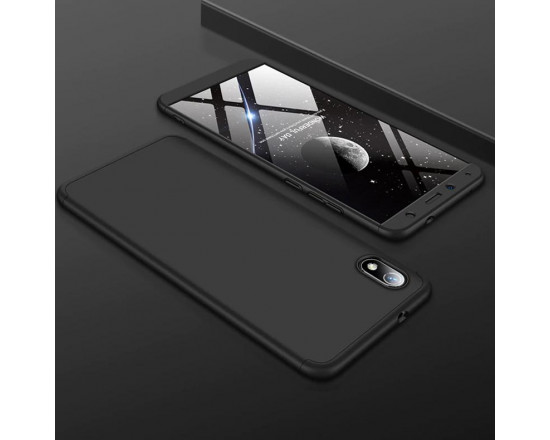 Матовий захисний чохол GKK 360° для Xiaomi Redmi 7a Чорний